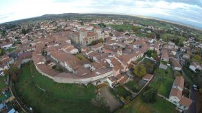 Vue aérienne. Champdieu. ©dronereporter42