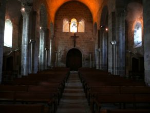 Nef principale. Eglise de Champdieu