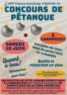 10 juin : Concours de pétanque