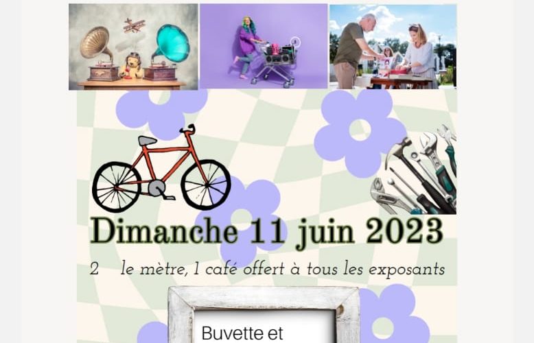 vide grenier à Champdieu