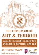 4/5 Novembre 2023 : 8 ème marché Art et terroir de Champdieu