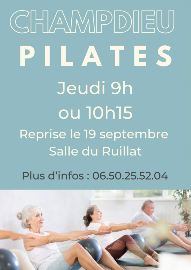 Cours Pilates Champdieu 