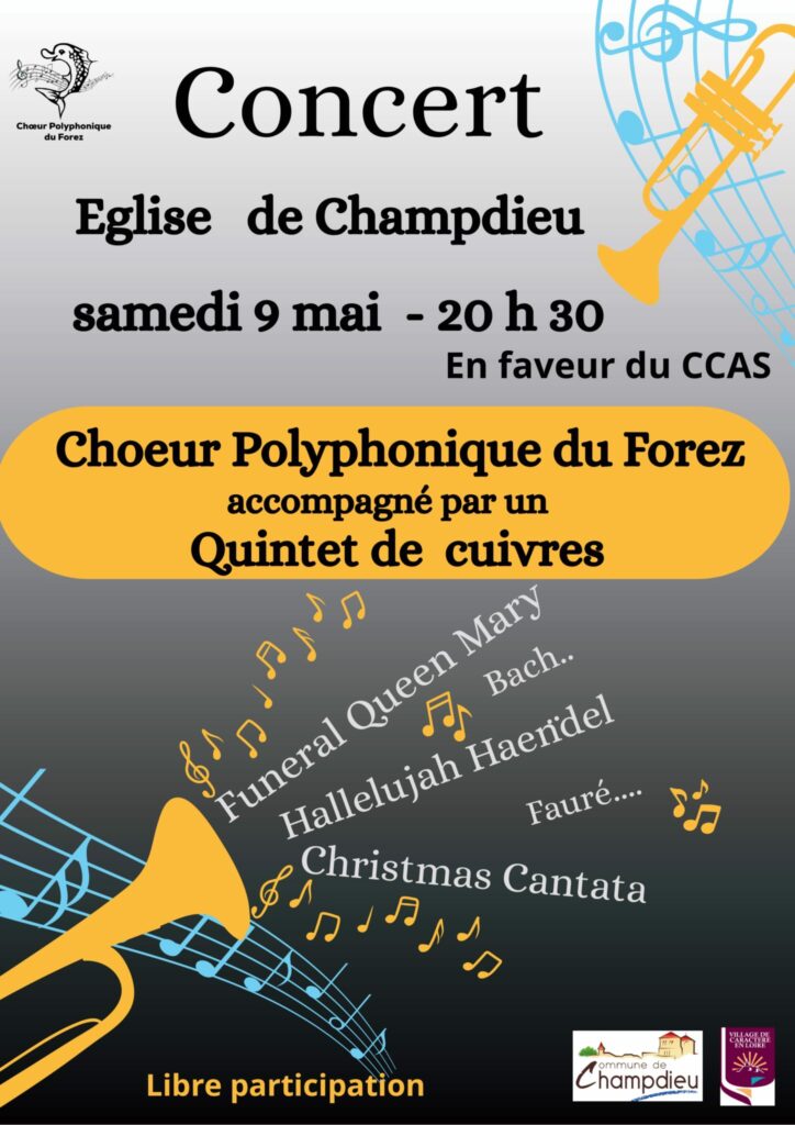 choeur polyphonique du Forez à Champdieu 9 mai 2026 